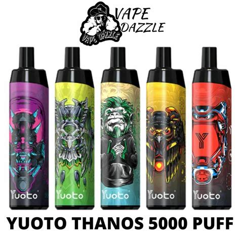 YUOTO DISPOSABLE THANOS 5000 PUFFS DUBAI - vapedazzle AE