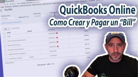 Tutorial Quickbooks Online Como Crear Y Pagar Un Bill En QuickBooks