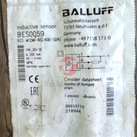 Pcs New Balluff Bes M Mi Nsc B S G Proximity Switch V Dc