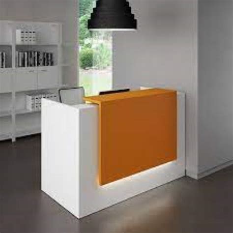 Rectangular Designer Office Reception Table With Storage At Rs