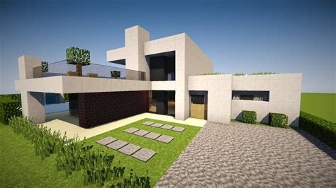 TUTO 10 Maison Moderne Facile Sur Minecraft YouTube