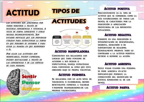 Tipos De Actitudes Tripticopdf