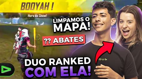 PARTIDA DUO RANQUEADA ELA NO FREE FIRE YouTube