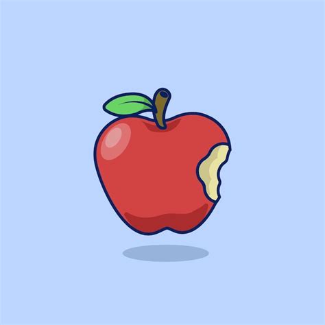 Premium Vector | Apple Bitten Logo Design Vector