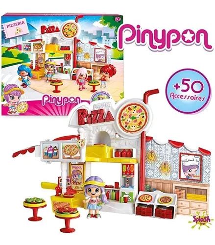 Set Mu Ecas Pinypon Pizzeria Con Hanna Con Accesorios Env O Gratis