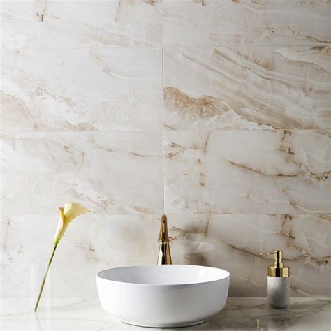 Basic Marble Onyx Aurelia X Polished Porcelain Tile In