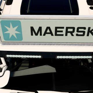 GRAND COFFRET LUMINEUX VOLVO FH5 2020 MAERSK 1 0 1 44 ETS2 ETS2 Mod