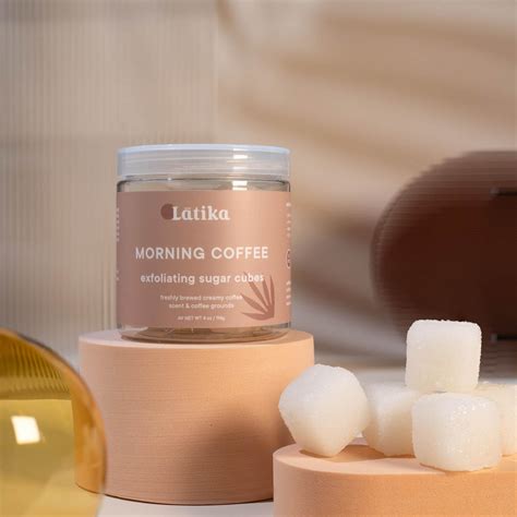 Latika Body Essentials Morning Coffee Exfoliating Sugar Cubes Shop Bubble Bath And Salts At H E B