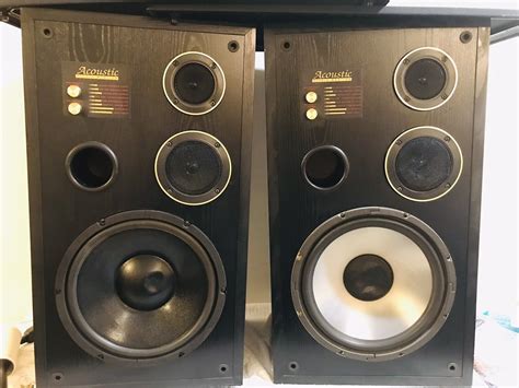 Acoustic Studio Monitor Series 3311 Floor Standing Stereo Speakers EBay