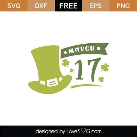 Free St Patrick S Day Svg Cut File Lovesvg