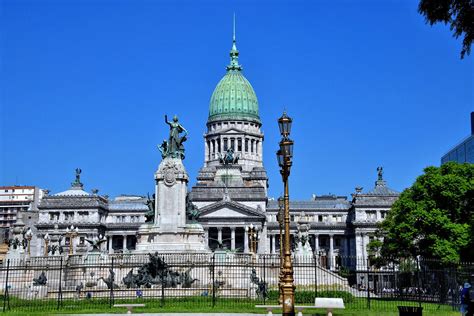 Palace Of Argentine Congress In Balvanera Buenos Aires Argentina