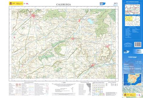 Caleruega Mapa Topográfico Nacional 1 25 000 2019