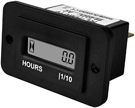 Amazon Runleader Digital Hour Meter Dc V To V For Riding Lawn