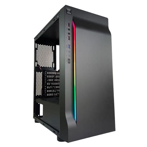 Gabinete Gamer Pixxo Mini Tower RGB Lateral em Acrílico CG01