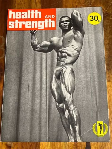 HEALTH AND STRENGTH Bodybuilding Muscle Magazine SERGE NUBRET 1976 UK