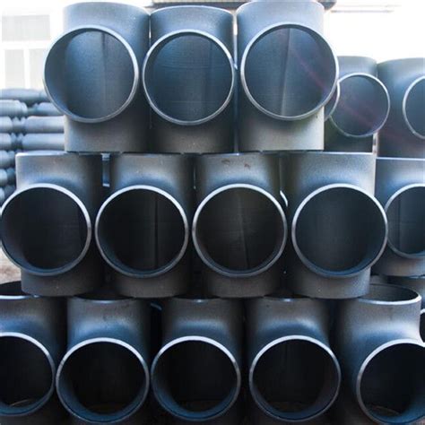 Seamless Pipe Fittings Carbon Steel Hydraulic Butt Weld Tee Seamless