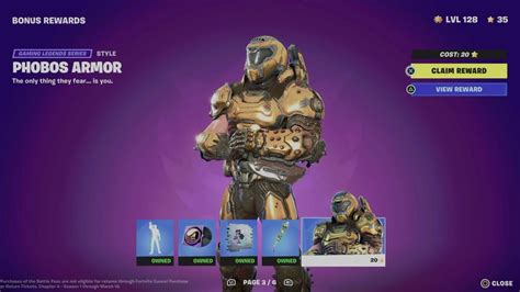 How To Unlock Doom Slayer Phobos Armor Skin In Fortnite Battle Pass