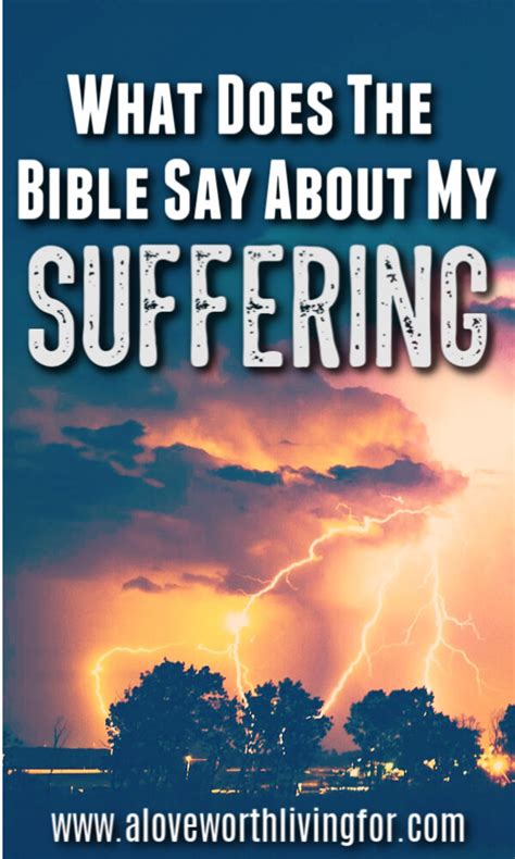 What Does The Bible Says About Your Suffering 12 Encouraging Bible Verses About Suffering — A