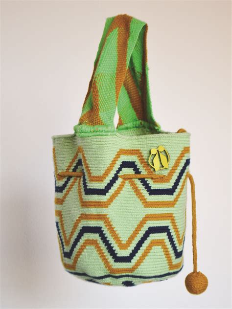 Mar Bolso De Mano Mochila Wayuu Verano Artesa Artesanum