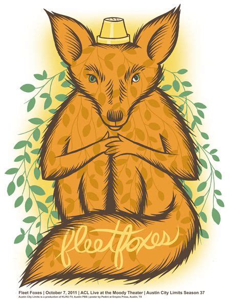 Fleet Foxes Ilustraciones Illustration Pósters