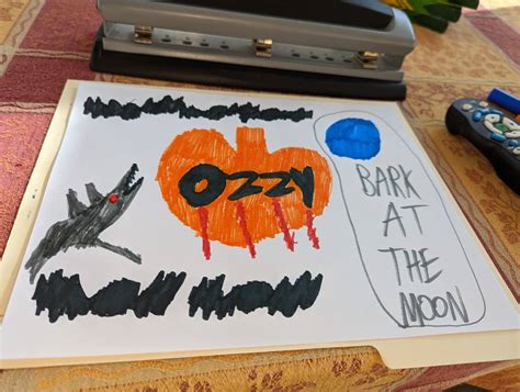 Ozzy Bark At The Moon Pumpkin Drawing By Atwistinthemyth On Deviantart