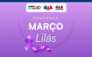 Campanha março lilás CAAPR OAB Umuarama