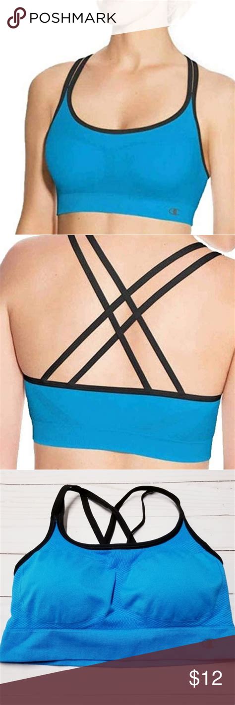 🎉 Nwot Seamless Criss Cross Strappy Sports Bra Strappy Sports Bras Sports Bra Champion Sport Bra