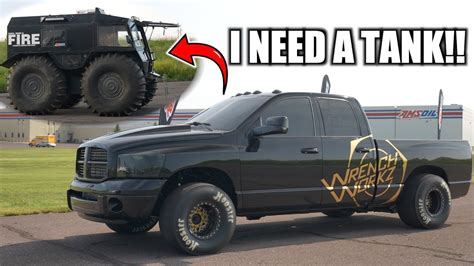 Trading My Cummins Drag Truck For A Sherp Atv Tank This Thing Is