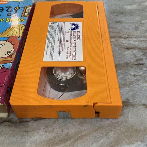 Rugrats Grandpas Favorite Stories Vhs 1997 Nickelodeon Rare 1st Orange 97368378834 Ebay