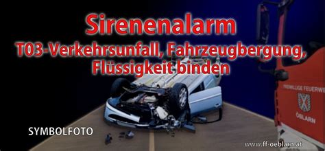 Verkehrsunfall Mit Einer Verletzten Person Freiwillige Feuerwehr Blarn