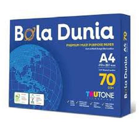 Kertas Hvs Bola Dunia 70gr A4