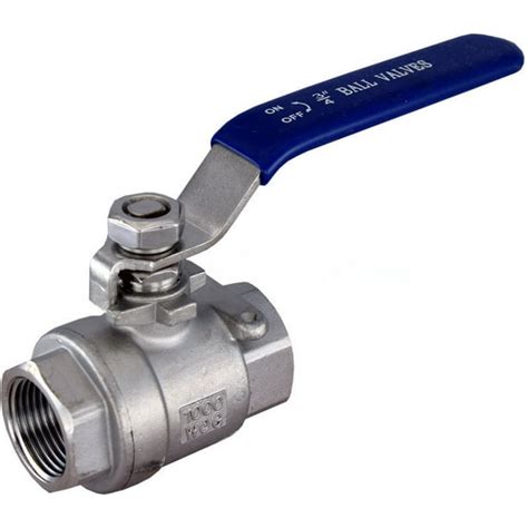 Wog1000 2 Piece 3 4 Npt Ball Valve Full Port 304 Stainless Steel W