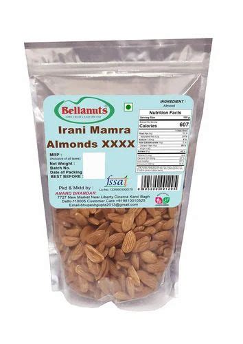 Whole Bellanuts Irani Mamra Almonds Xxxx G At Rs Pack In New