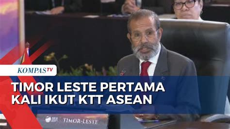 Jokowi Beri Waktu Sambutan Pada Timor Leste Yang Baru Pertama Kali Ikut