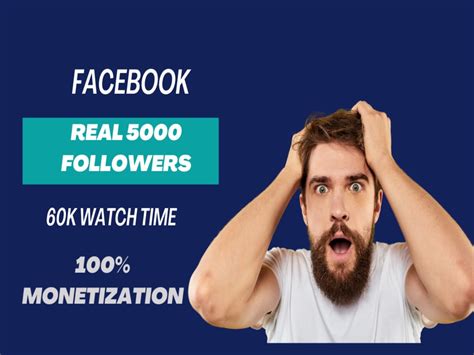 5000 Organic Facebook Followers And 60k Watch Time For Monetization