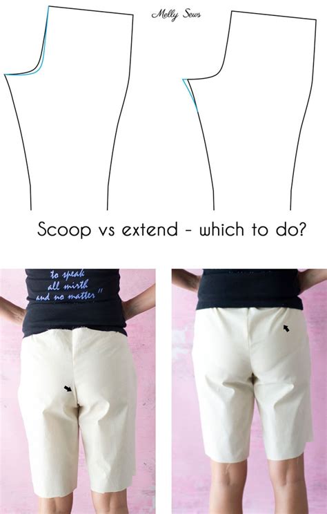 How to Fit Pants When Sewing - Pants Fitting Issues - Melly Sews