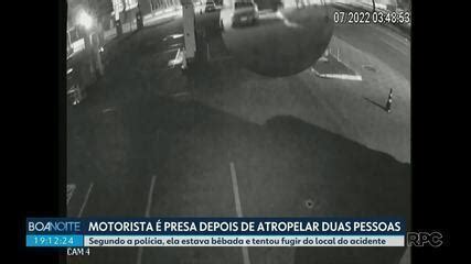 VÍDEO Mulher é presa após atropelar duas pessoas em Curitiba Paraná