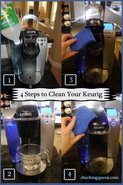 How To Clean Your Keurig Coffee Maker With Vinegar Quick Easy From Cha Ching Queen Keurig