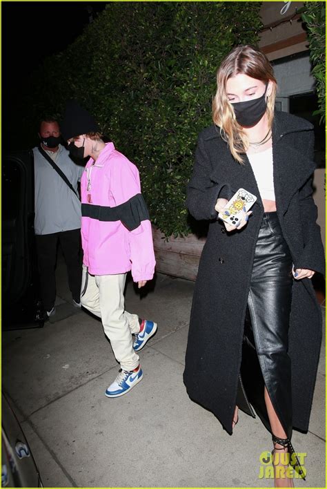 Justin Bieber Wife Hailey Step Out For Friday Night Dinner Date