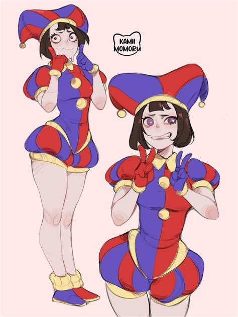 Clown Girl The Amazing Digital Circus Character Design Cute Drawings Circus Art