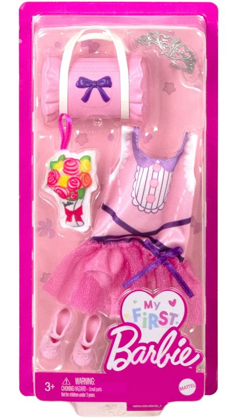 My First Barbie Clothes | Ballet Class with Tutu | MATTEL