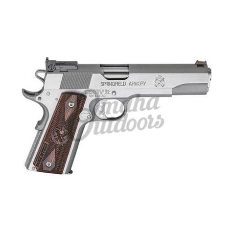 Springfield Armory 1911 Range Officer Full Stainless 5 Pistol 7 Rd 45