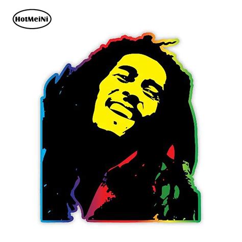 HotMeiNi 13cm X 10 7cm Bob Marley Sticker Funny Car Decal Sticker Car