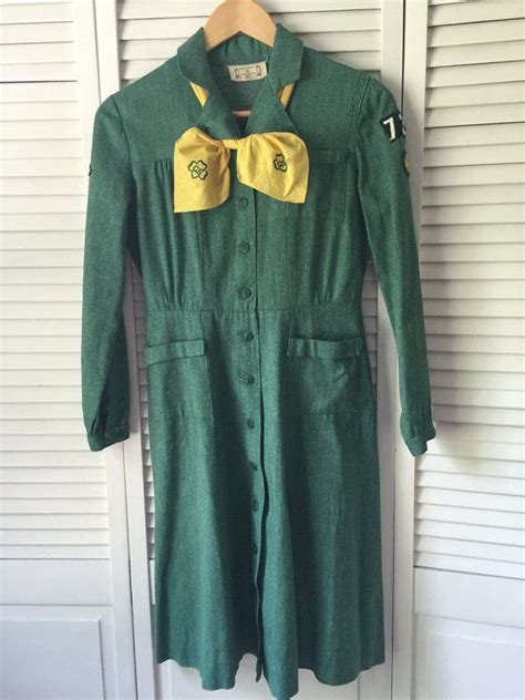 Vintage Girl Scout Uniform Vintage Girl Scout Uniform From The Late