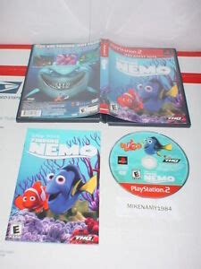 Disney's FINDING NEMO game complete w/ Manual - Playstation 2 PS2 ...