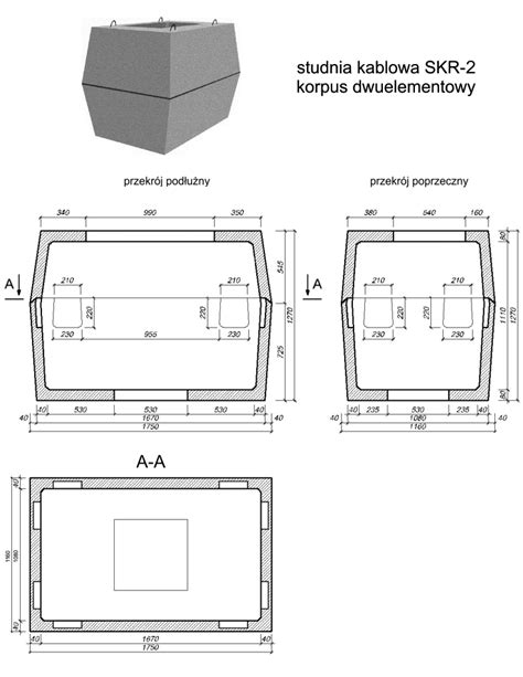 Studnia Skr Kablowa Teletechniczna Wymiary Cena Eurotel