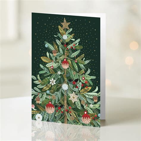 UNICEF Market UNICEF Holiday Cards Set Of 12 Festive Tree