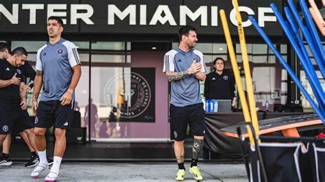 Luis Su Rez Y Messi Entrenan Juntos Por Primera Vez En El Inter Miami