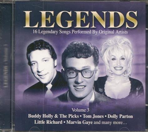 Legends Volume 3 16 Legendary Songs Performed By Original Artists