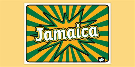 Jamaica Photo Display Poster Hecho Por Educadores Twinkl